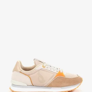 Zapatilla de mujer en naranja