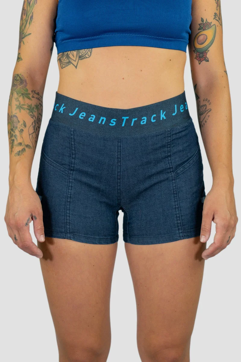 Pantalón Escalada - Trekking Dena Short Jeans Mujer - Imagen 4