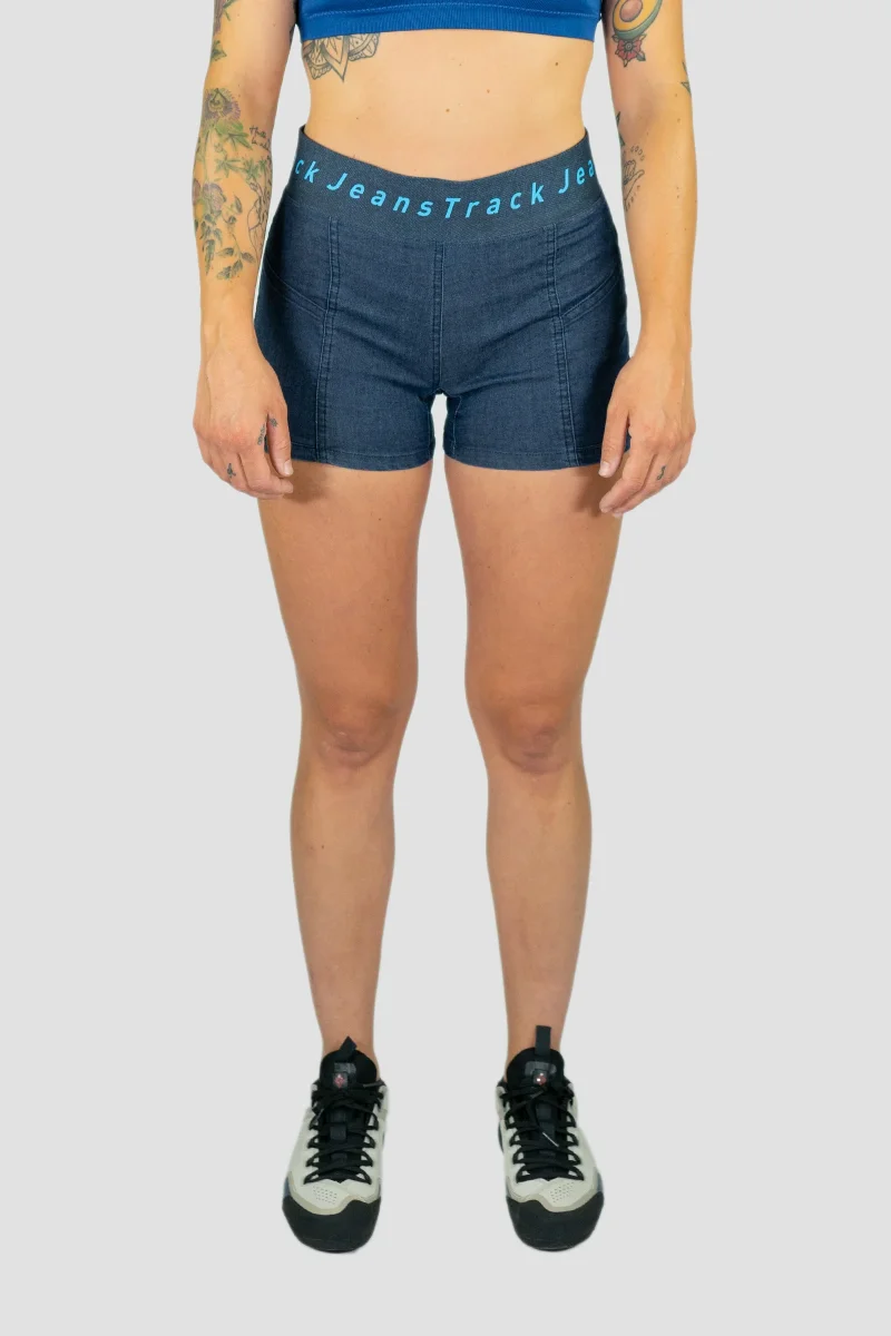 Pantalón Escalada - Trekking Dena Short Jeans Mujer - Imagen 2