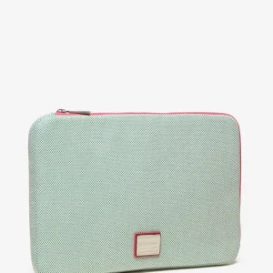 Funda para el portátil en tejido verde