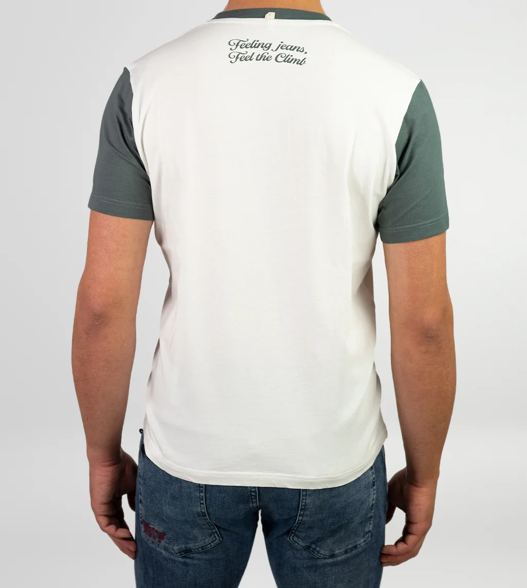 Camiseta Algodón Orgánico Climb&Beer White - Imagen 3