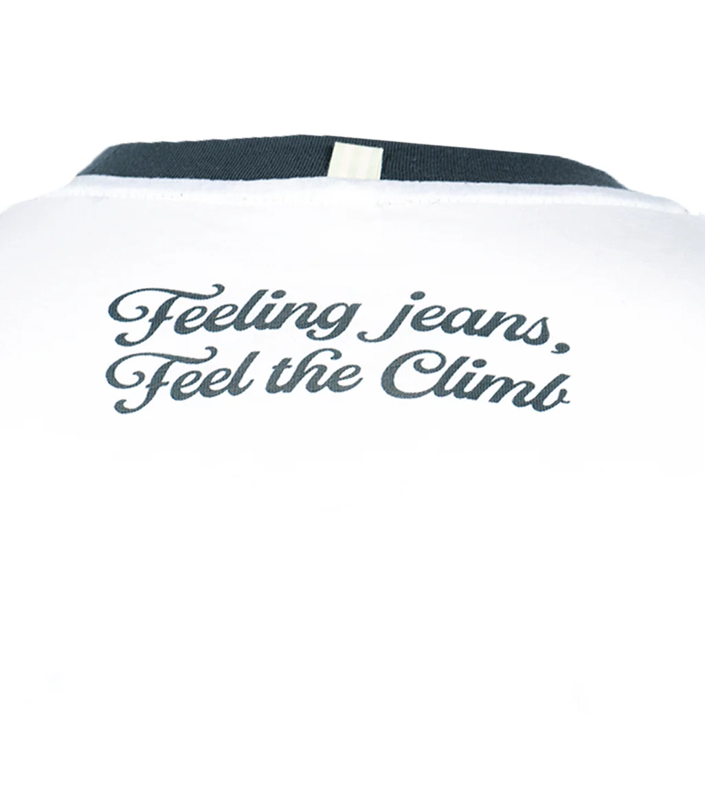 Camiseta Algodón Orgánico Climb&Beer White - Imagen 6