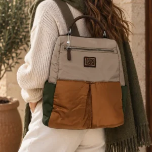 Mochila Mujer Antirrobo Repelente al Agua Multibolsillo Nylon