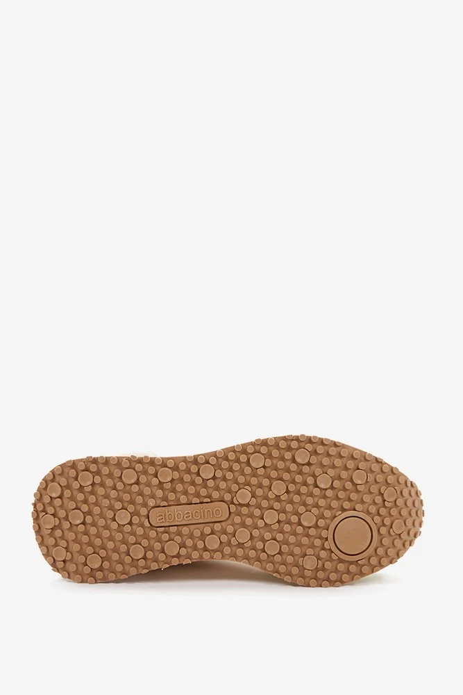 Zapatilla de mujer en beige - Imagen 7