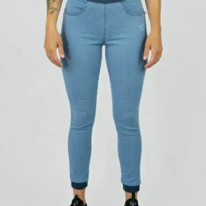 Pantalón Escalada - Trekking Dena Jeans Bleach Mujer