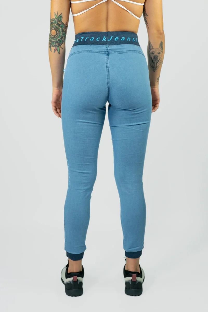 Pantalón Escalada - Trekking Dena Jeans Bleach Mujer - Imagen 4