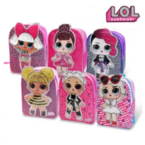 MOCHILA INFANTIL 3D SURTIDA LOL SURPRISE 31X25X12