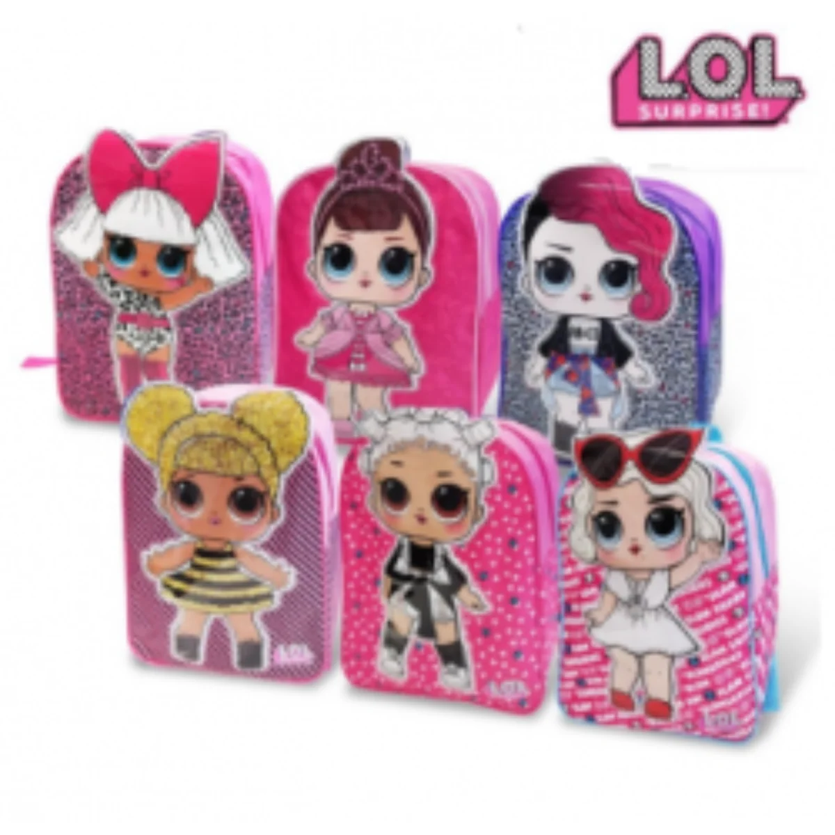 MOCHILA INFANTIL 3D SURTIDA LOL SURPRISE 31X25X12 - Imagen 2
