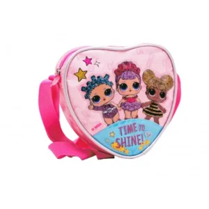 BOLSO CORAZON LOL SURPRISE TIME TO SHINE 17X15X6CM