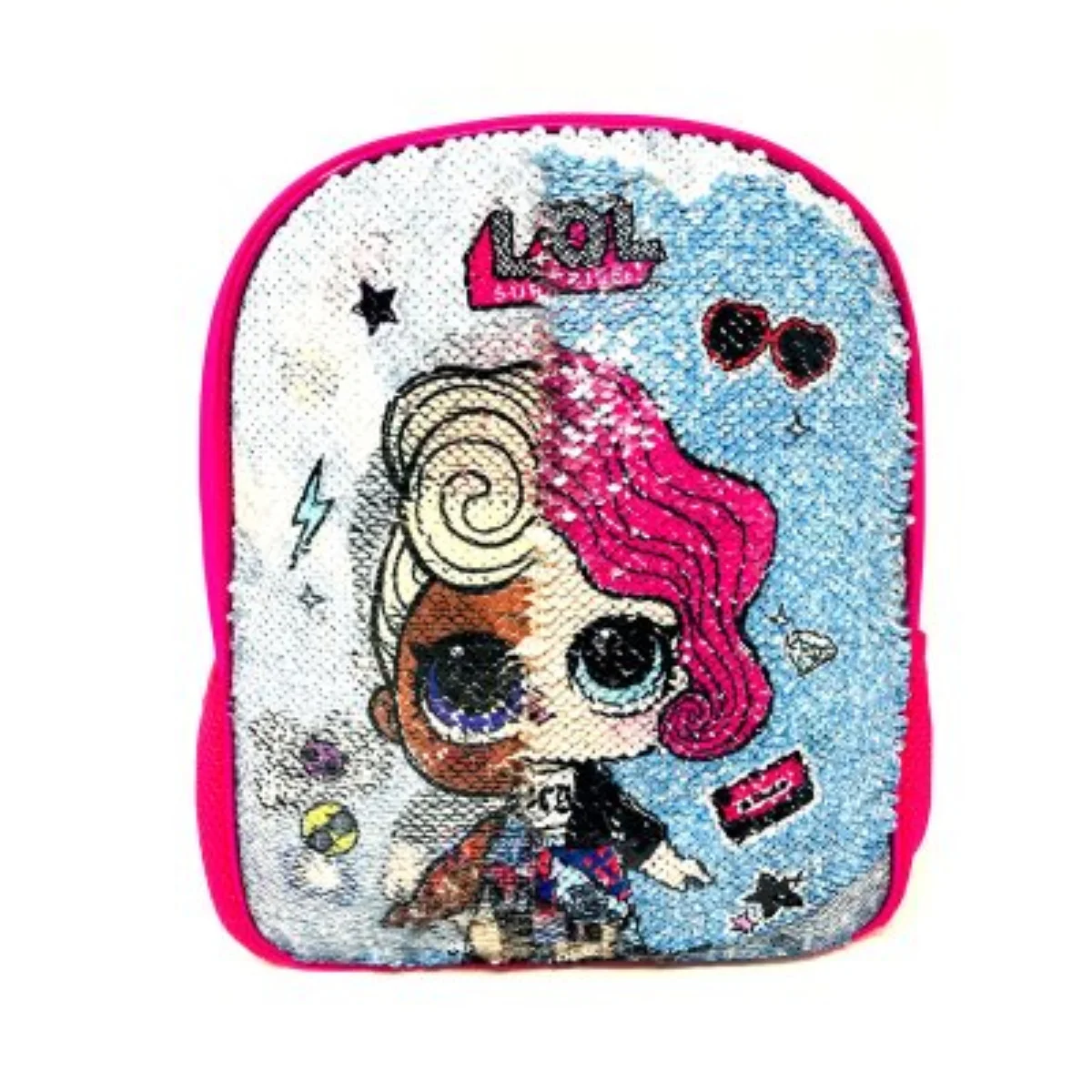 MOCHILA LOL SURPRISE LENTEJULA INFANTIL 32X24X11CM - Imagen 4