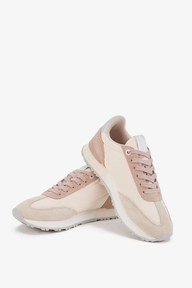 Zapatilla de mujer en beige - Imagen 3