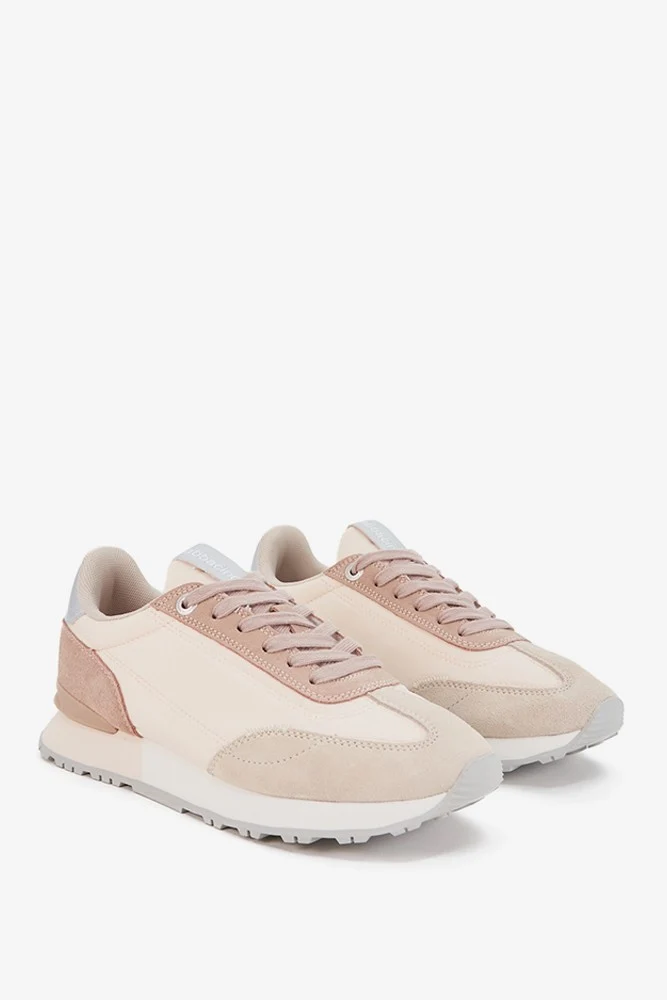 Zapatilla de mujer en beige - Imagen 5