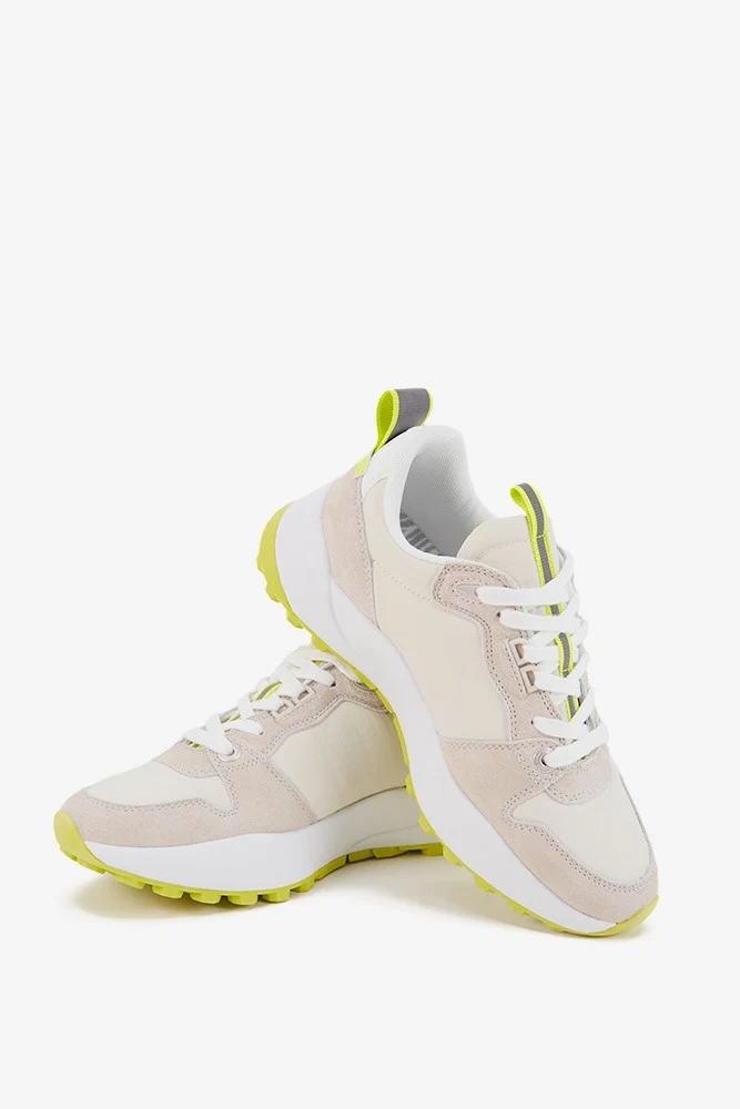 Zapatilla runner de mujer en blanco - Imagen 3