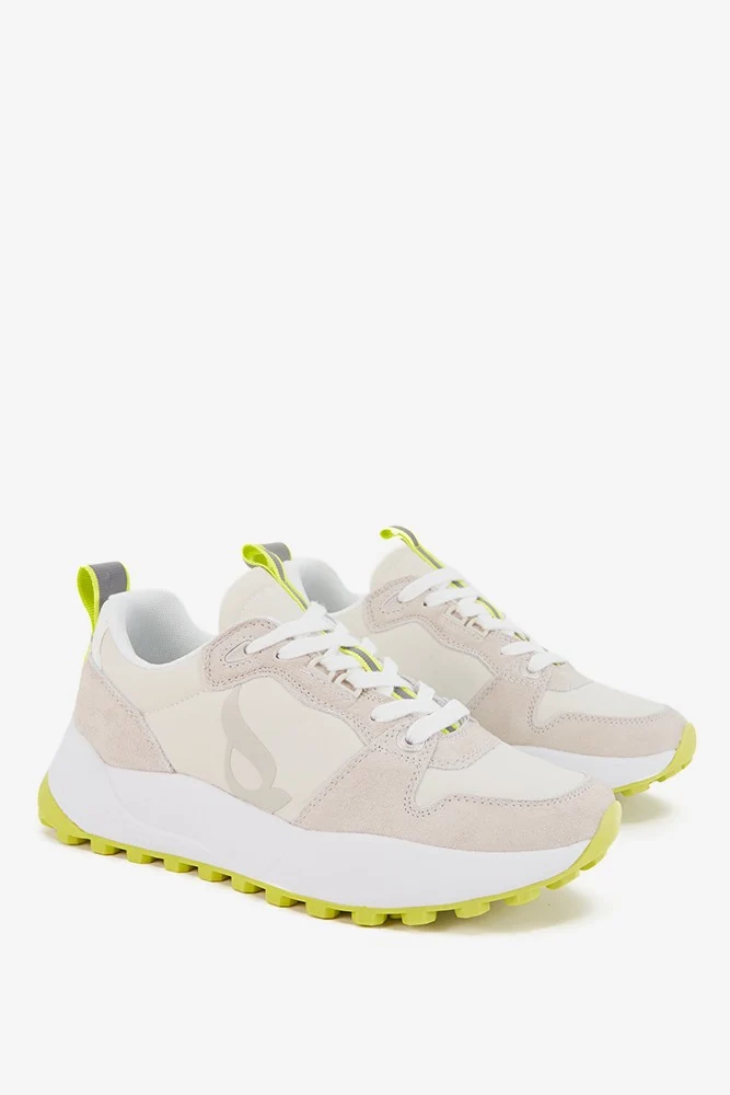 Zapatilla runner de mujer en blanco - Imagen 5