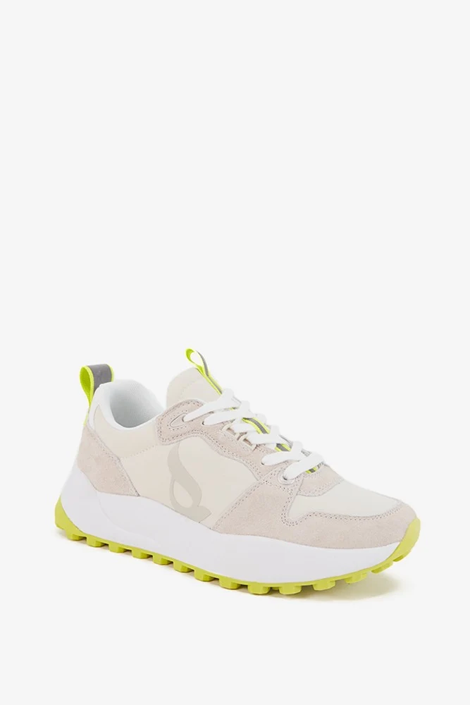 Zapatilla runner de mujer en blanco - Imagen 7