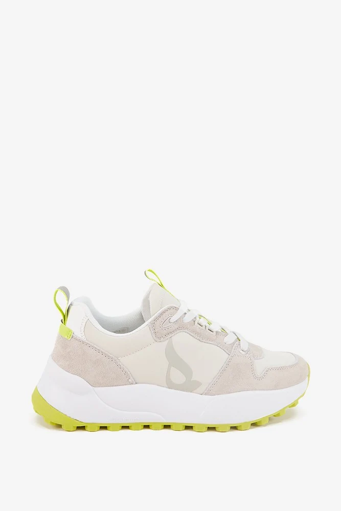 Zapatilla runner de mujer en blanco - Imagen 2