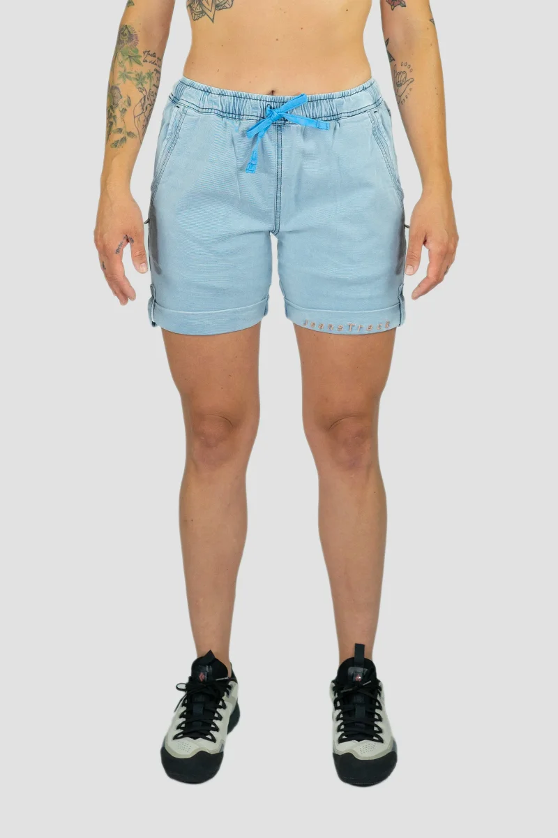 Pantalón Escalada Shira Short Jeans Aciano Mujer - Imagen 2