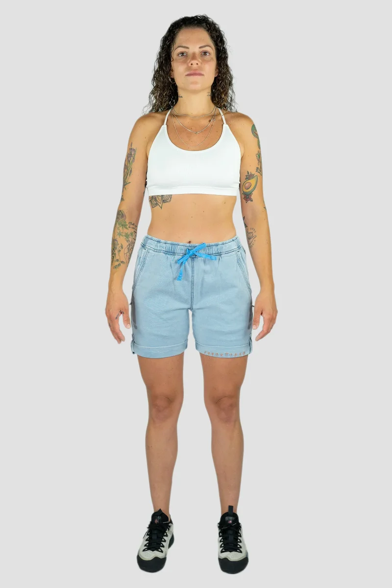 Pantalón Escalada Shira Short Jeans Aciano Mujer - Imagen 6