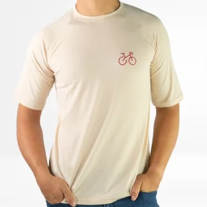 Camiseta Seaqual Milan Creme Hombre