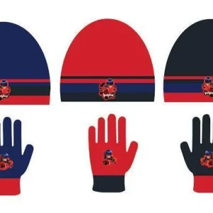 PACK 3 SET GORRO Y GUANTES SURTIDO LADYBUG