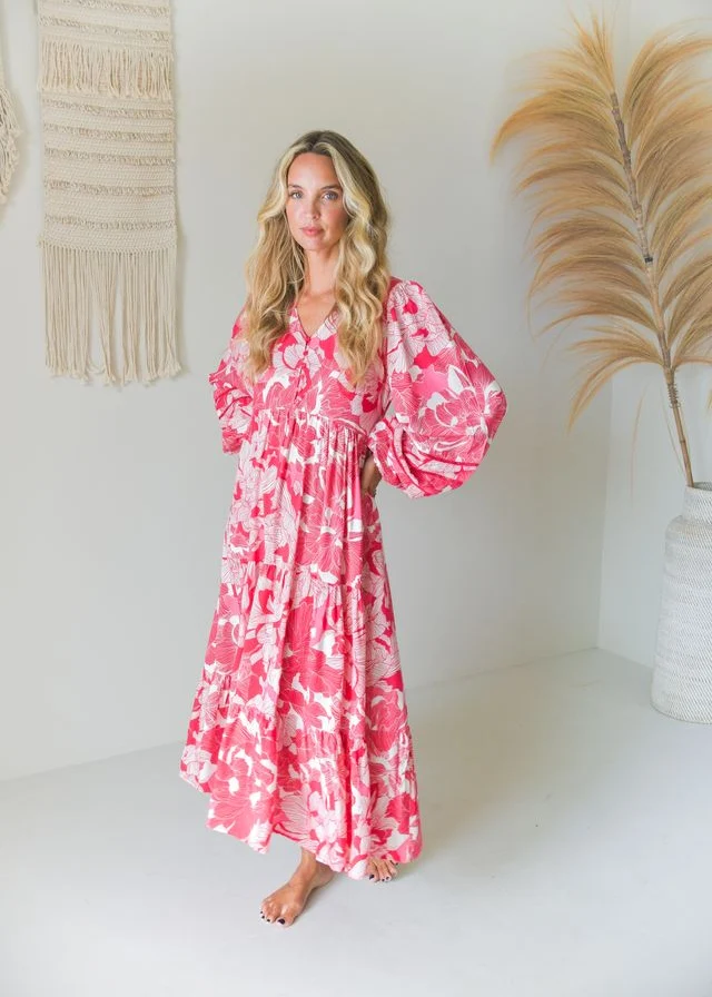 Vestido largo estampado - Imagen 4