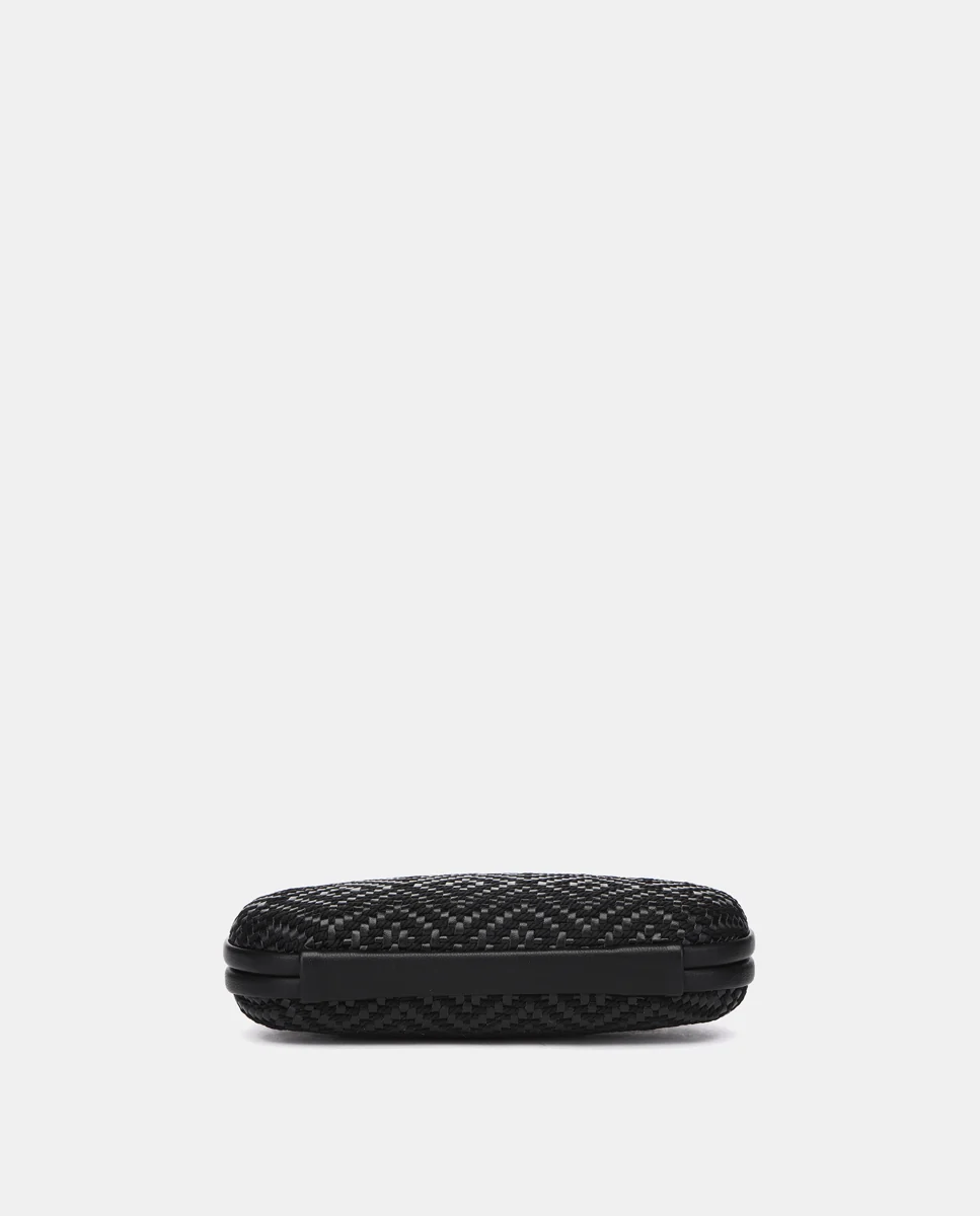 Clutch de fiesta con estampado geométrico en negro - Imagen 6