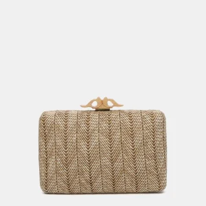 Clutch de fiesta en camel
