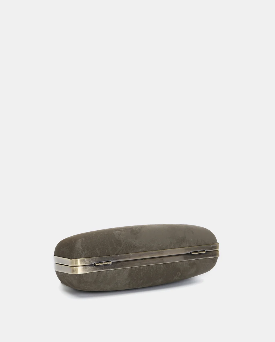Clutch en terciopelo verde - Imagen 6