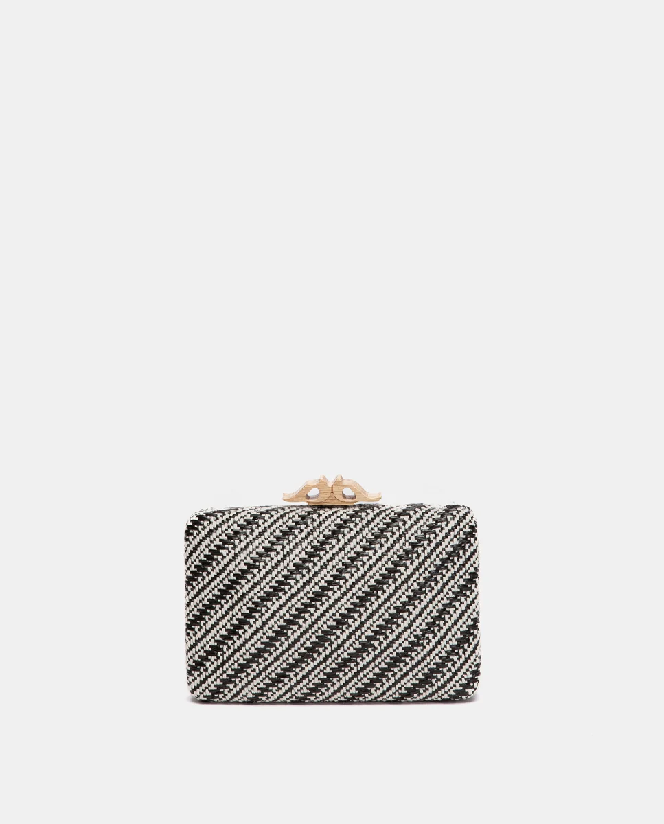 Clutch de fiesta negro