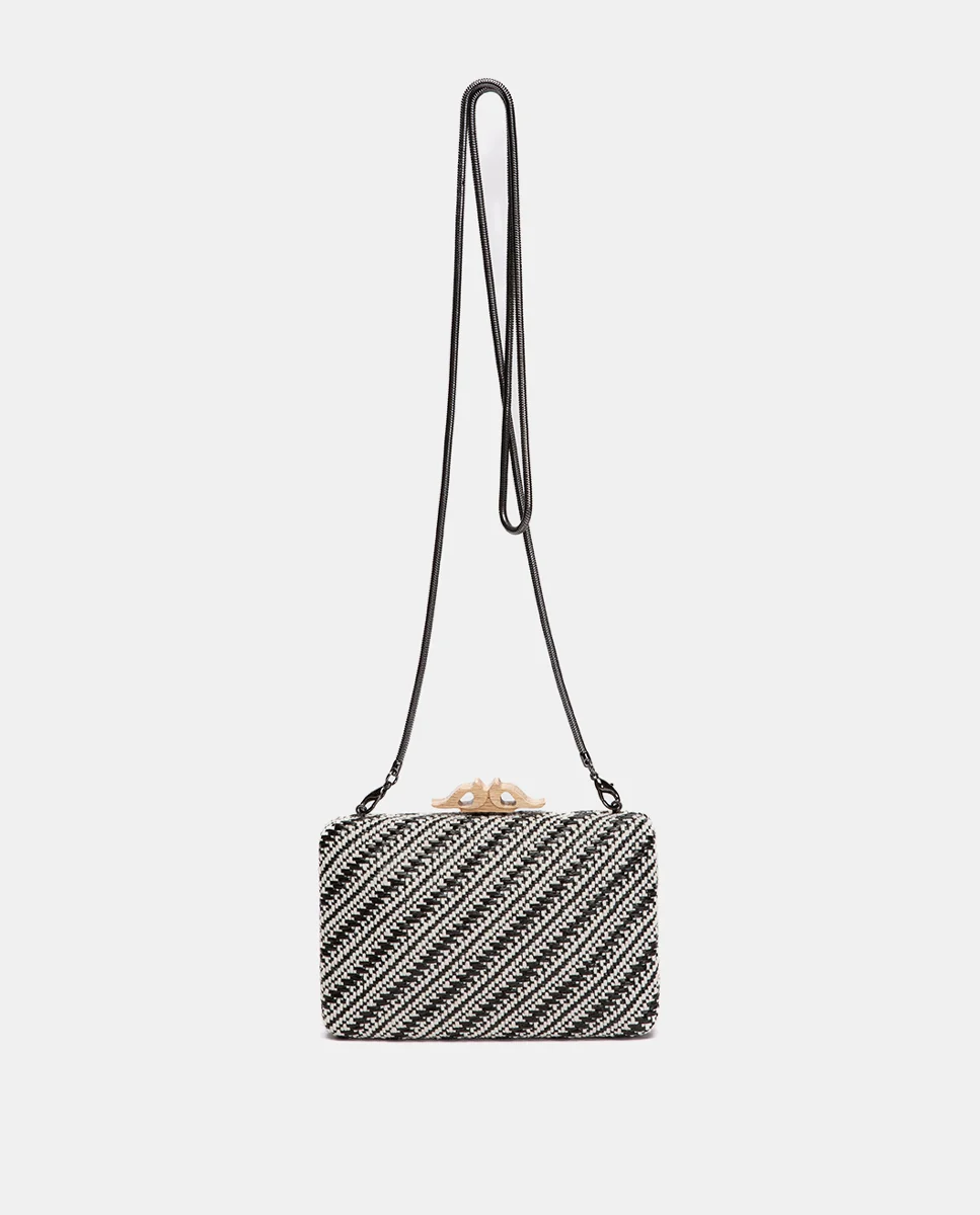 Clutch de fiesta negro - Imagen 6