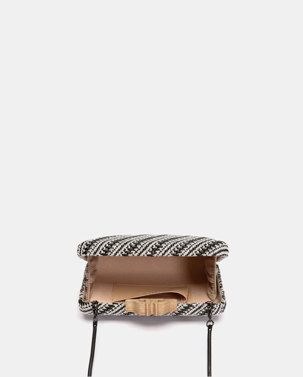 Clutch de fiesta negro - Imagen 8