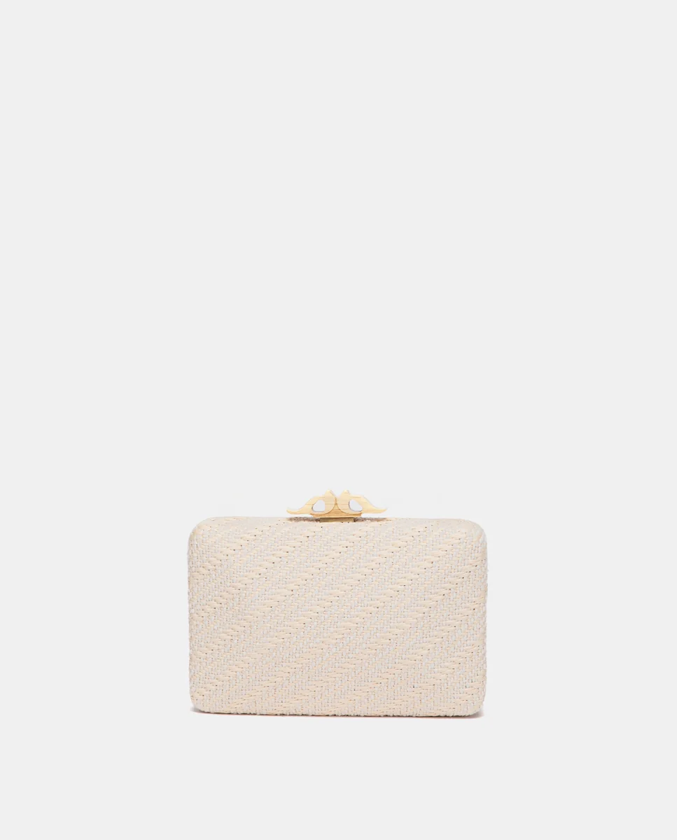 Clutch de fiesta beige - Imagen 2