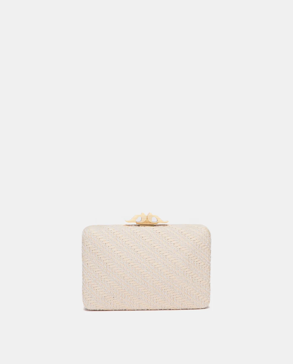 Clutch de fiesta beige - Imagen 4