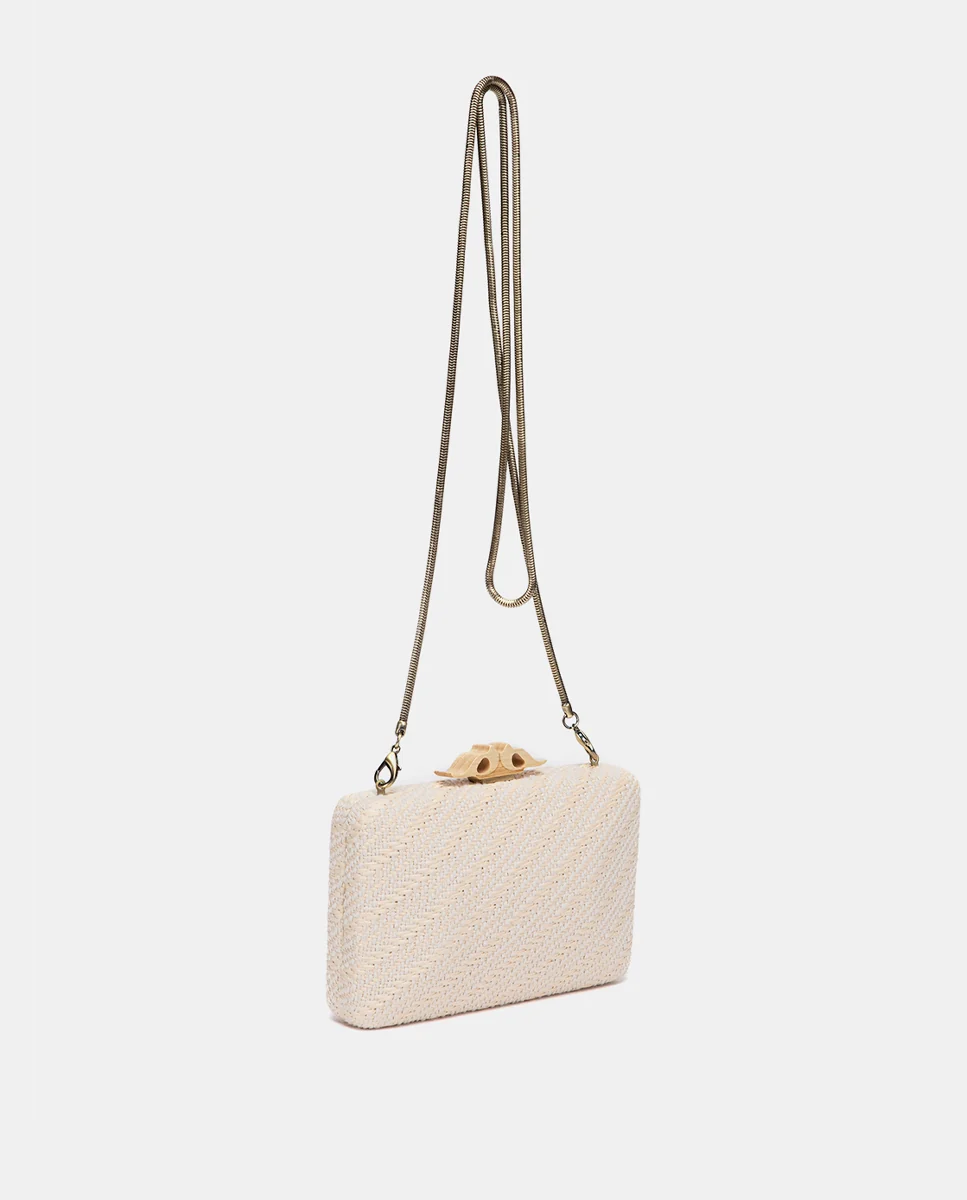 Clutch de fiesta beige - Imagen 5