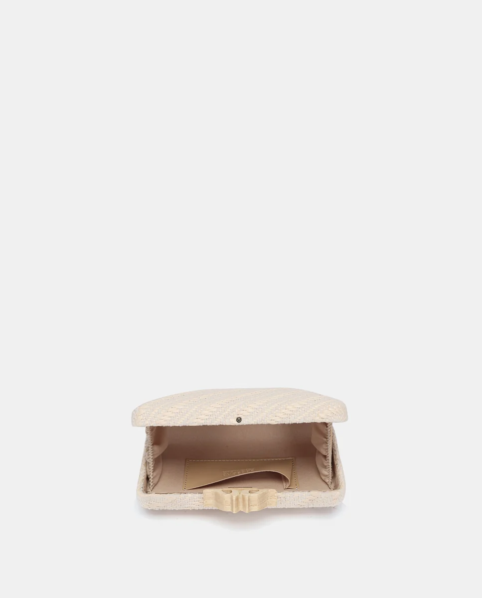 Clutch de fiesta beige - Imagen 8
