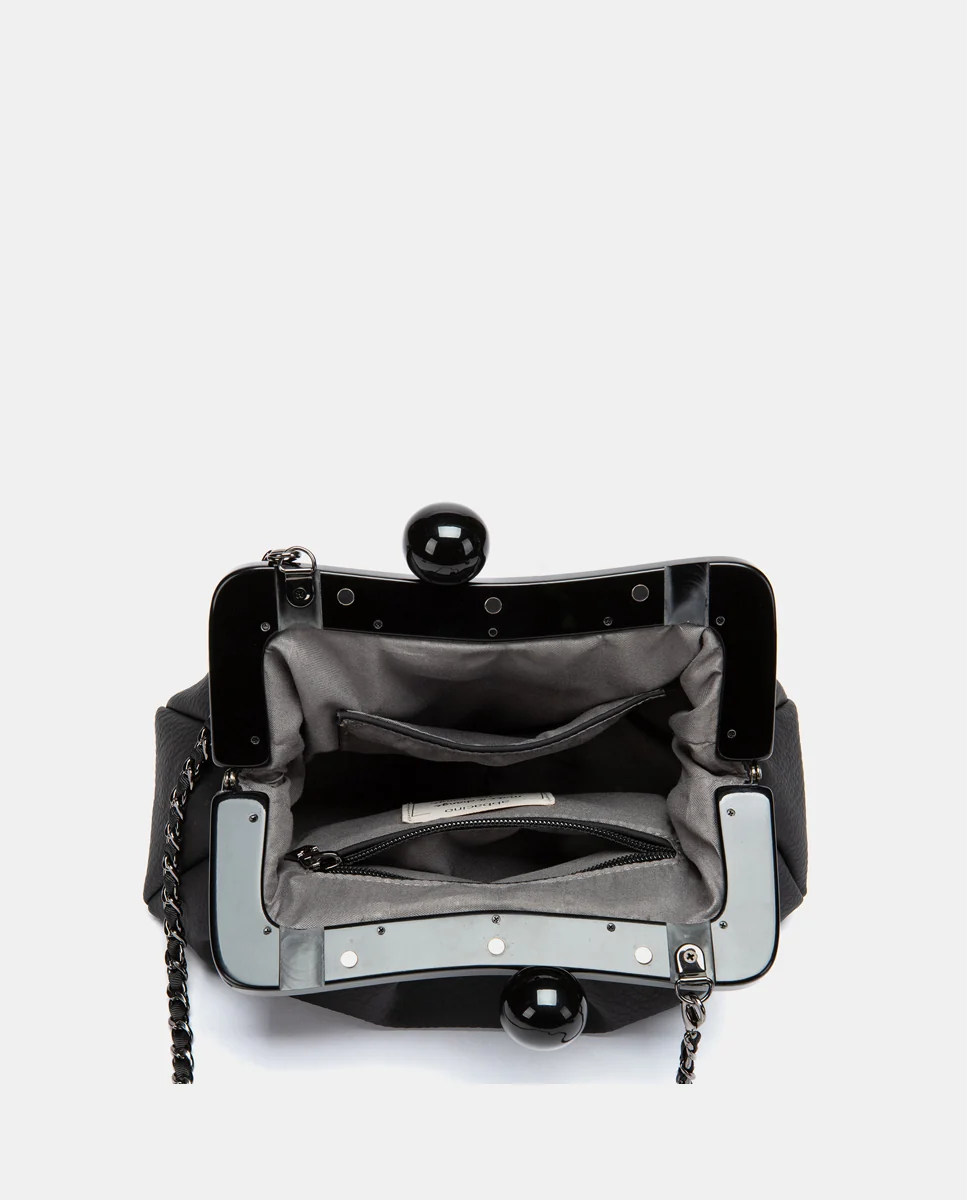 Clutch de fiesta negro - Imagen 7