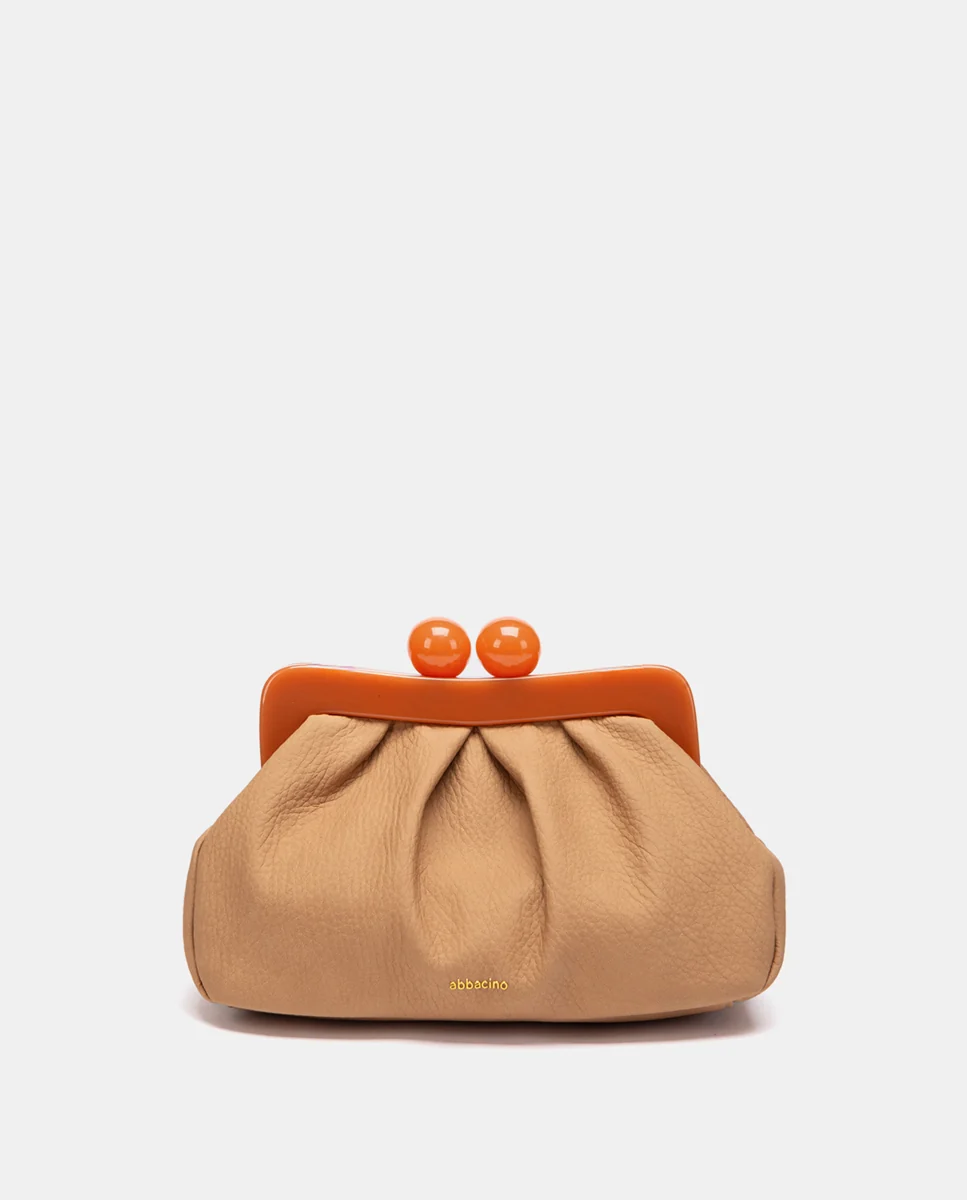 Clutch de fiesta camel - Imagen 2