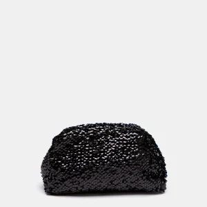 Bolso de fiesta con lentejuelas en negro
