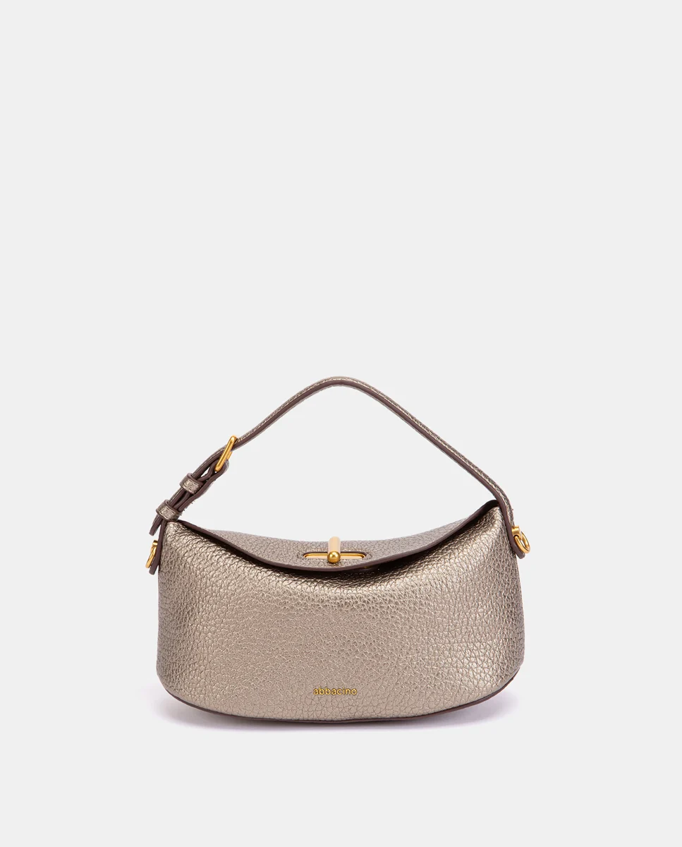 Bolso de mano en dorado