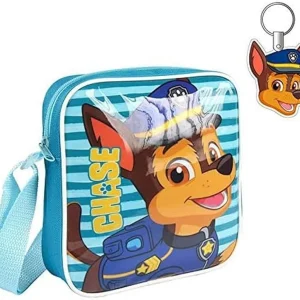 BOLSO BANDOLERA CON LLAVERO PAW PATROL