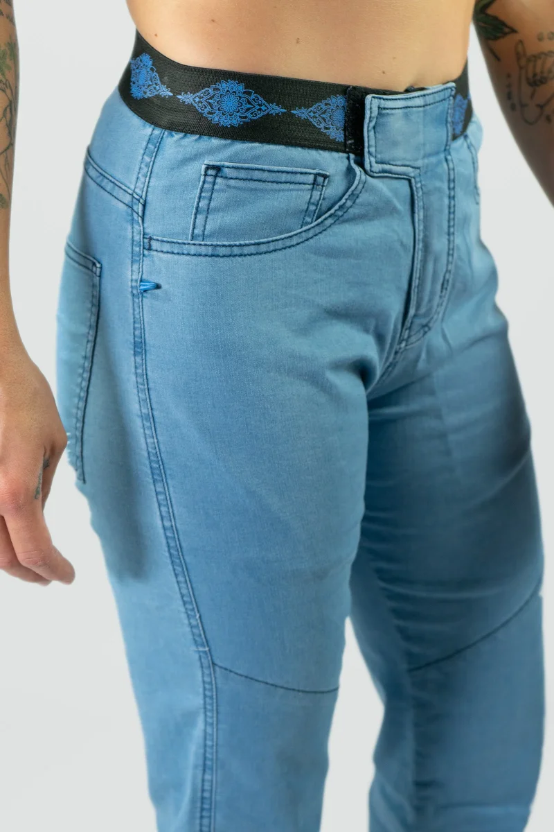 Pantalón Escalada - Trekking Tarya Jeans Bleach Mujer - Imagen 6