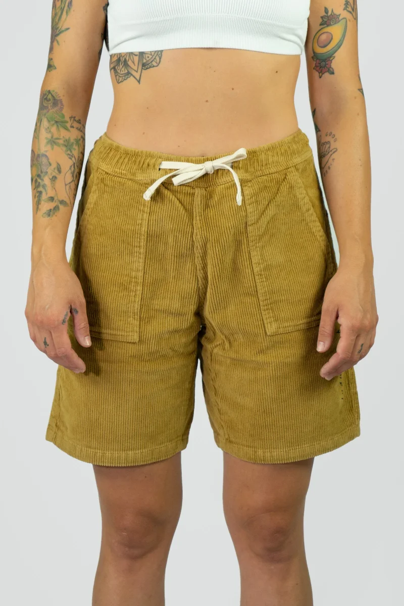 Pantalón Escalada-Trekking Crag Short Mustard Mujer - Imagen 4