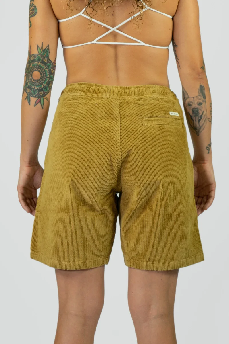 Pantalón Escalada-Trekking Crag Short Mustard Mujer - Imagen 5