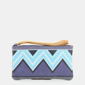 Neceser de mujer con print geométrico en lila
