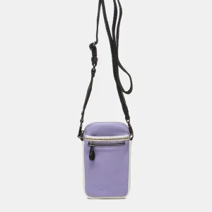 Bolso para el móvil en tejidos reciclados lavanda