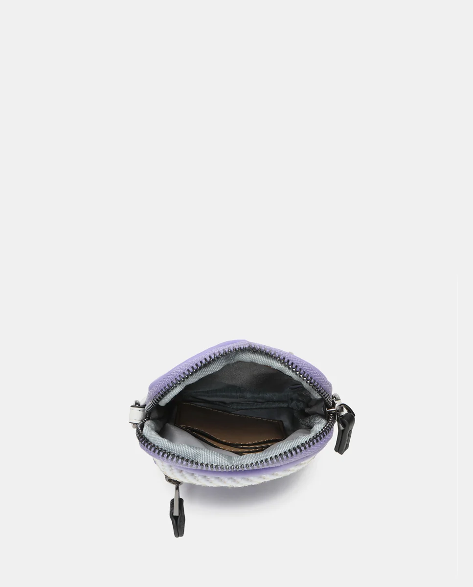 Bolso para el móvil en tejidos reciclados lavanda - Imagen 6