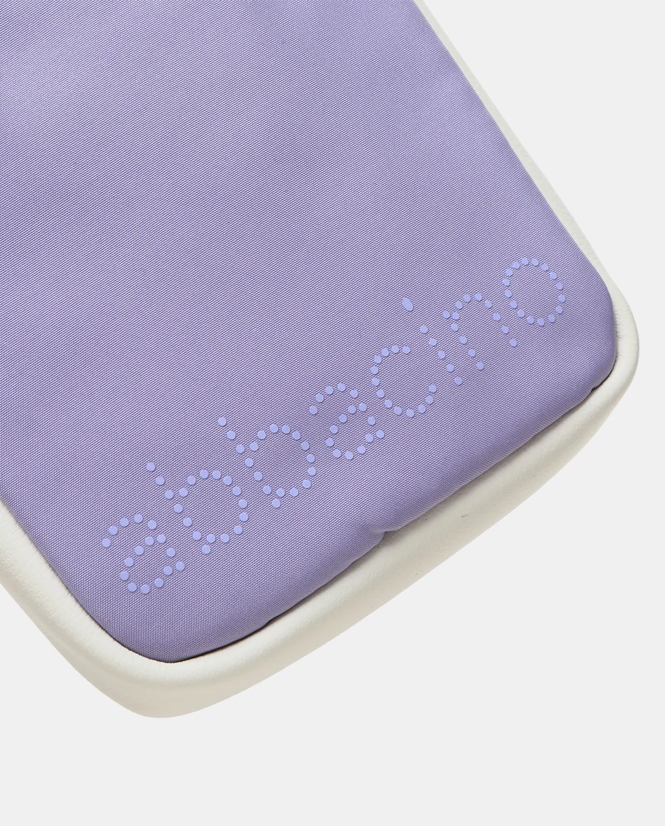 Bolso para el móvil en tejidos reciclados lavanda - Imagen 7