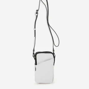Bolso para el móvil en piel blanco