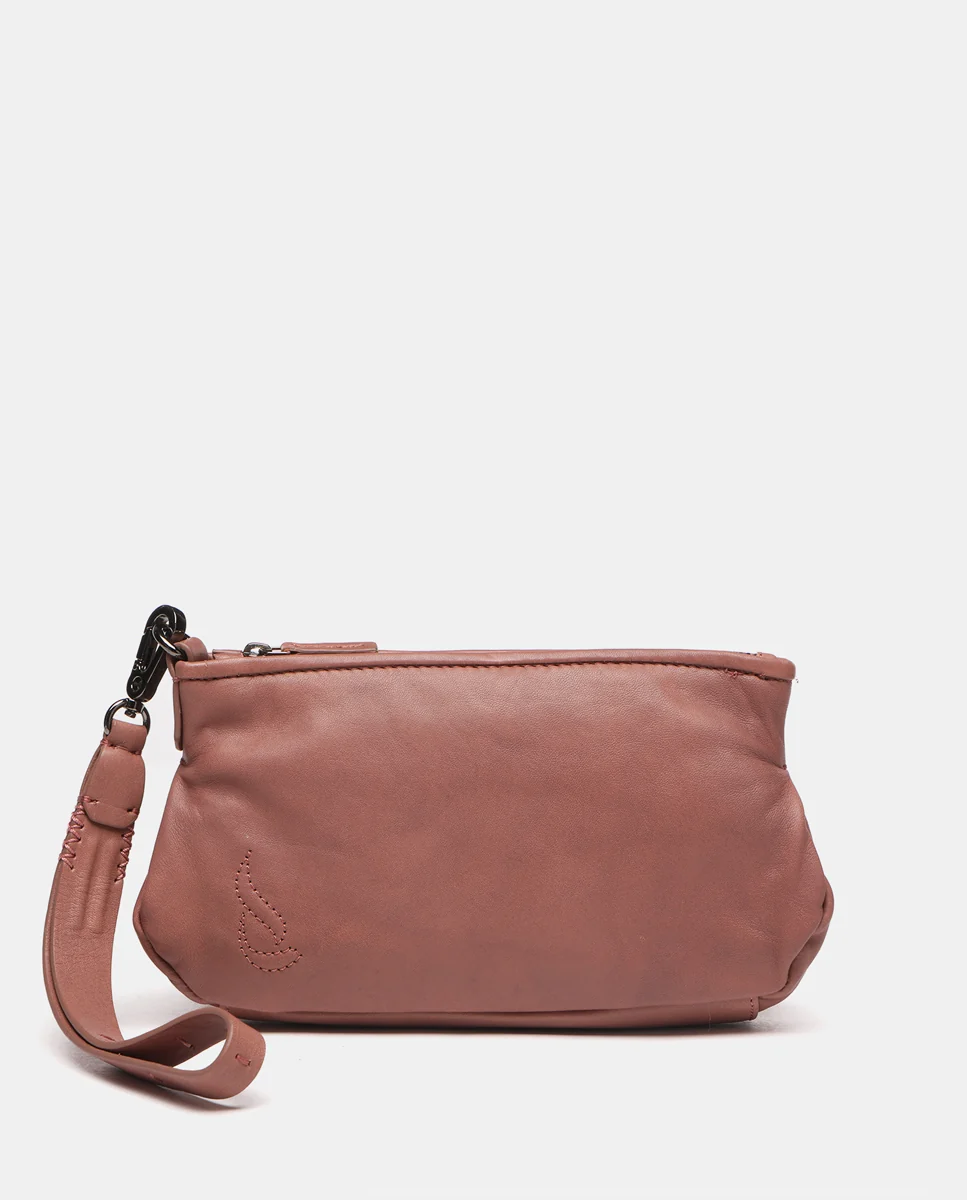 Neceser en piel rosa - Imagen 2