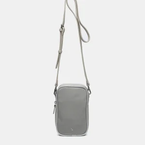 Bolso para el móvil en materiales reciclados gris